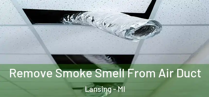 Remove Smoke Smell From Air Duct Lansing - MI